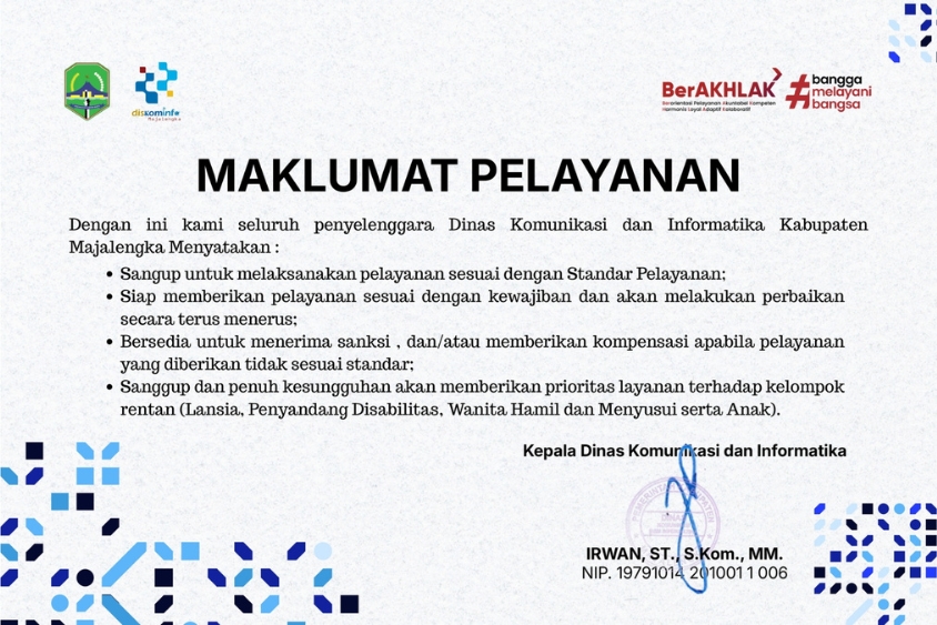 Poster Maklumat Pelayanan