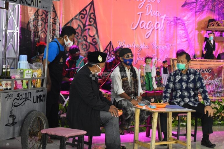 Diseminasikan Informasi Penanganan Covid-19 Diskominfo Kab.Majalengka Gelar Pertunjukan Seni Tradisional Secara Virtual