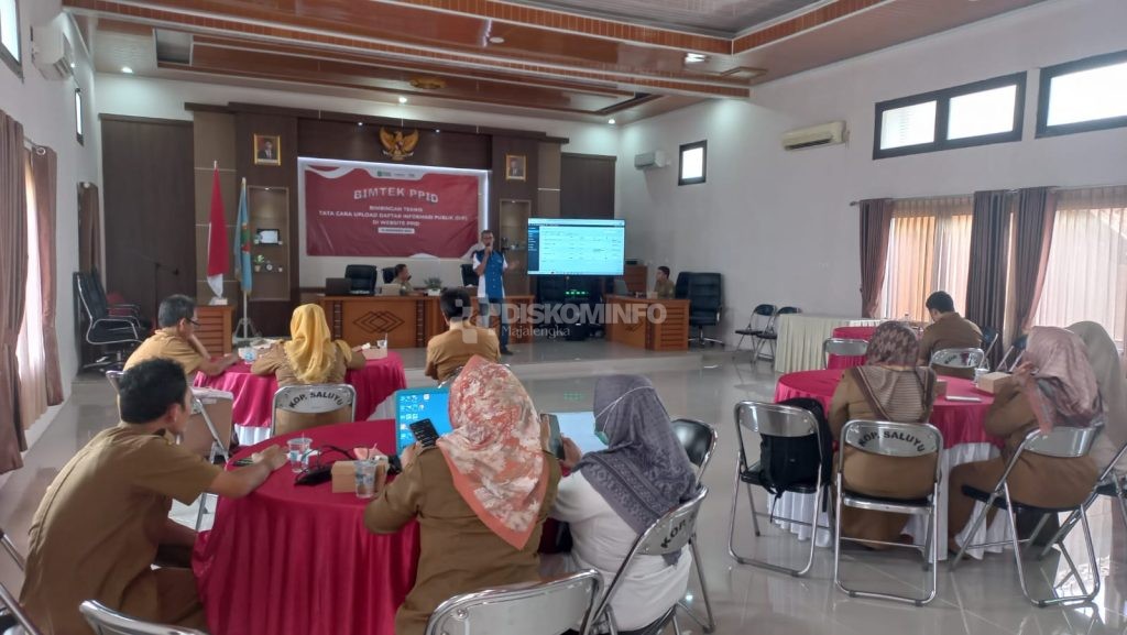 Tingkatkan Kualitas Pelayanan Informasi Publik, Diskominfo Kab. Majalengka Gelar Bimtek PPID