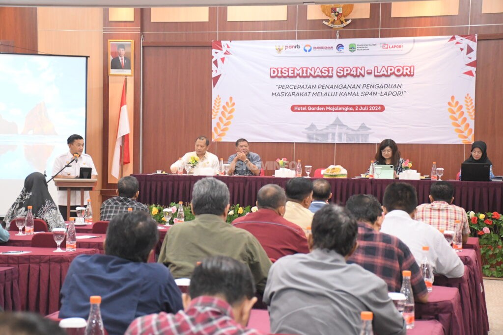 Permudah Pengaduan Pelayanan Publik Diskominfo Majalengka Gelar Deseminasi SP4N LAPOR!