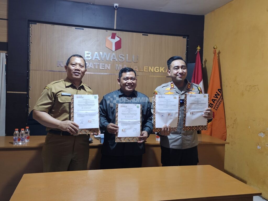 Bawaslu Majalengka Kolaborasi Dengan Diskominfo Majalengka Untuk Mengawasi Konten Negatif Pilkada Majalengka 2024