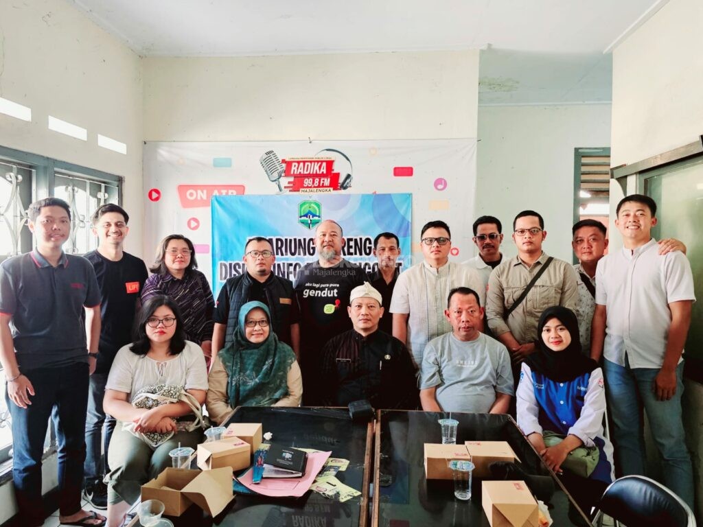 Diskominfo Majalengka Ngariung Bareng Kelompok Informasi Masyarakat (KIM)