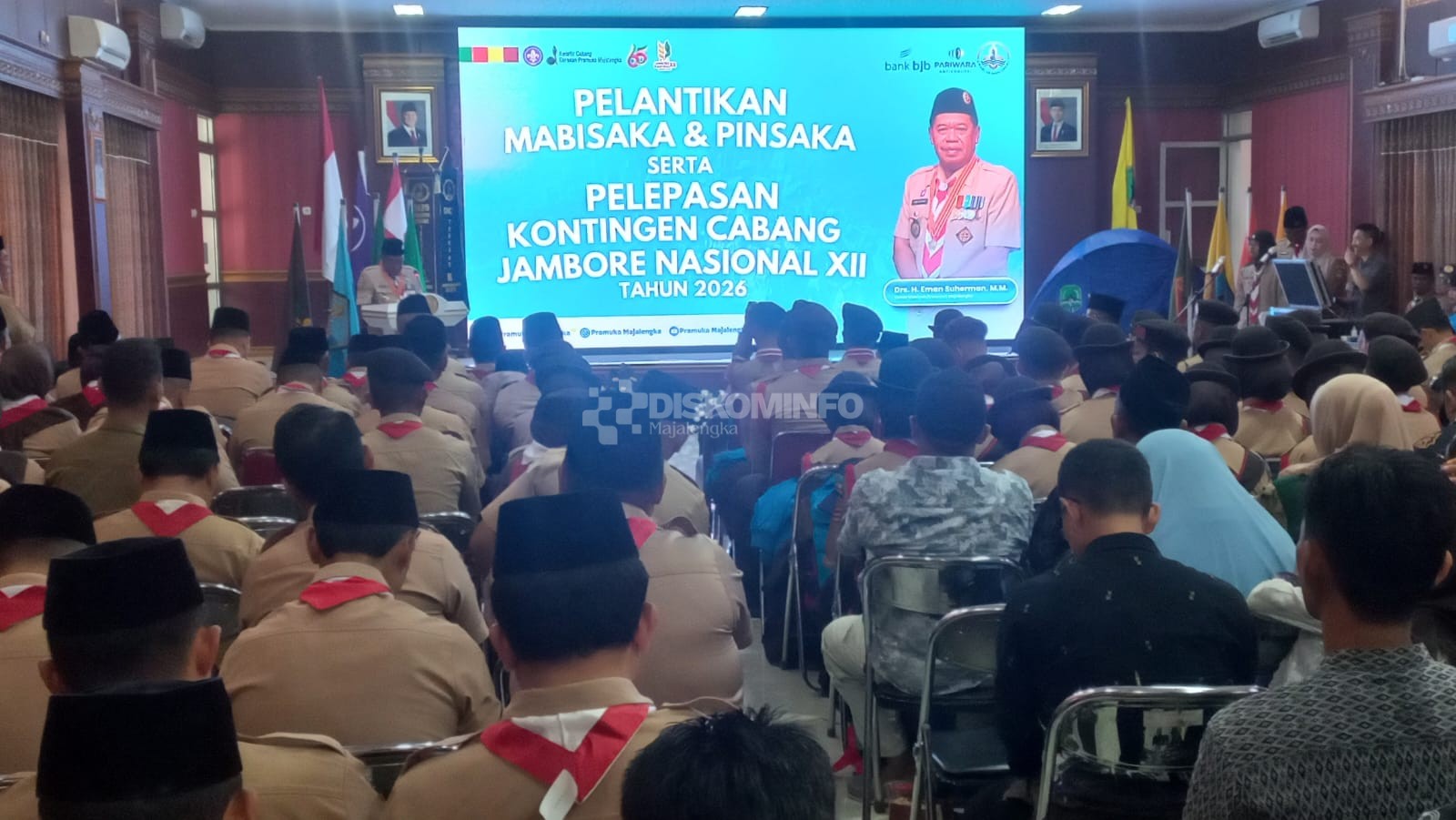 Lepas Kontingen Jamnas XII 2026, Bupati Majalengka Minta Anggota Pramuka Jadi Duta Daerah dan Garda Depan Karakter Bangsa